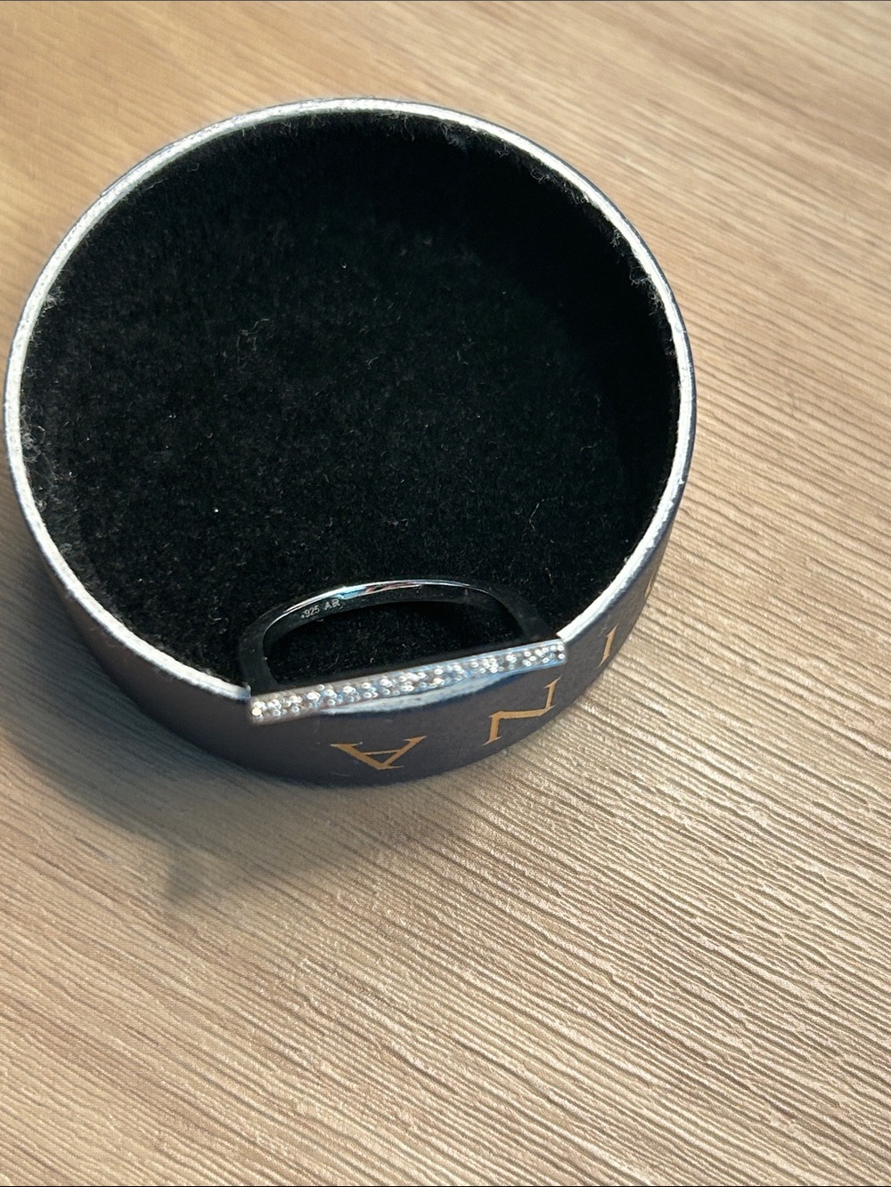 Adina Reyter Diamond Pave bar ring - Picture 8 of 10